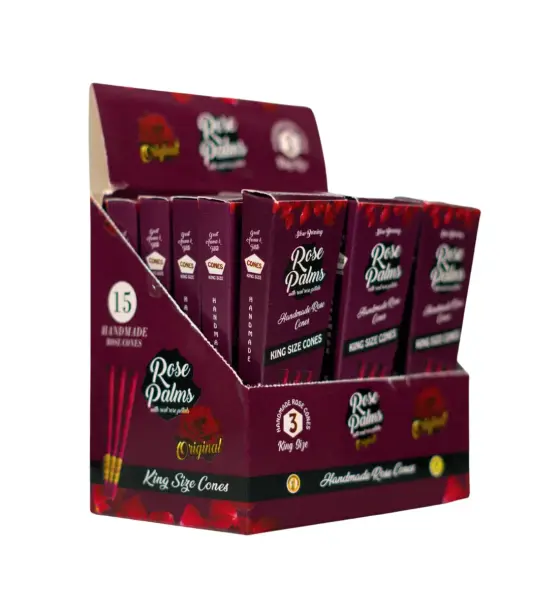 BOX OF ORIGINAL ROSE CONES KING SIZE