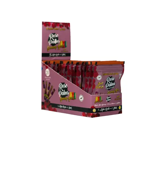 BOX OF MINI ROSE WRAP GUMMY BEAR