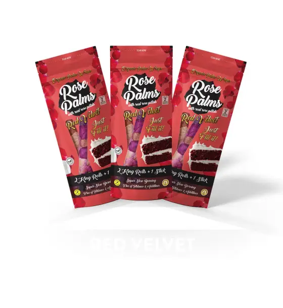 3 PACK ROSE PALM RED VELVET CAKE KING SIZE