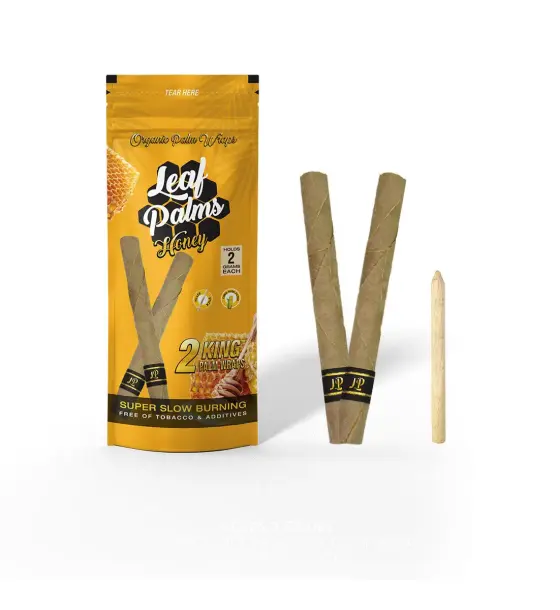 BOX OF LEAF PALMS HONEY KING SIZE "40 COUNT"