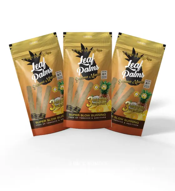 3 PACK LEAF PALMS BANANA TWIST SLIM SIZE