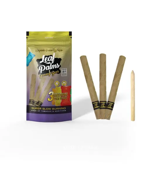 3 PACK LEAF PALMS GUMMY BEAR SLIM SIZE