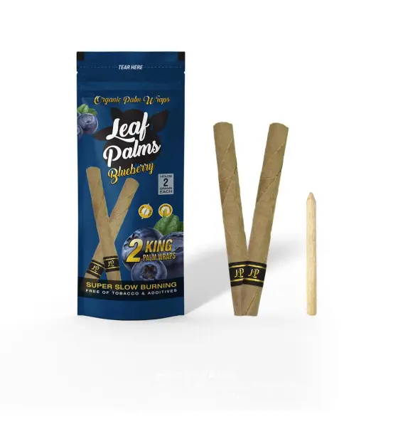 3 PACK LEAF PALMS BLUEBERRY KING SIZE