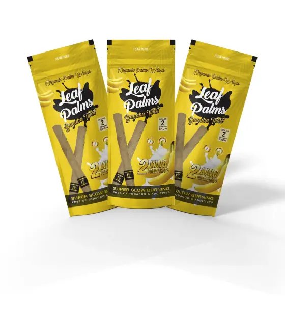 3 PACK LEAF PALMS BANANA TWIST KING SIZE