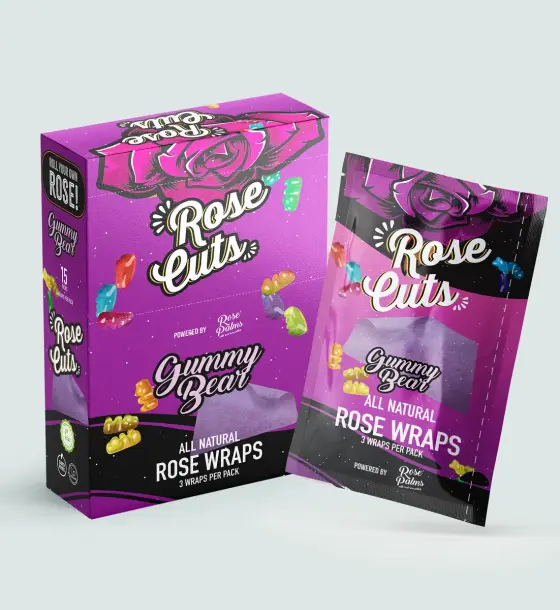"BOX" PURPLE GUMMY BEAR ROSECUTS WRAPS