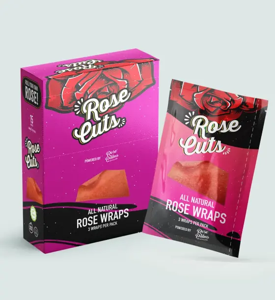 "BOX" PINK ORIGINAL ROSECUTS WRAPS