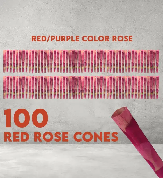 BULK KING SIZE RED CONES