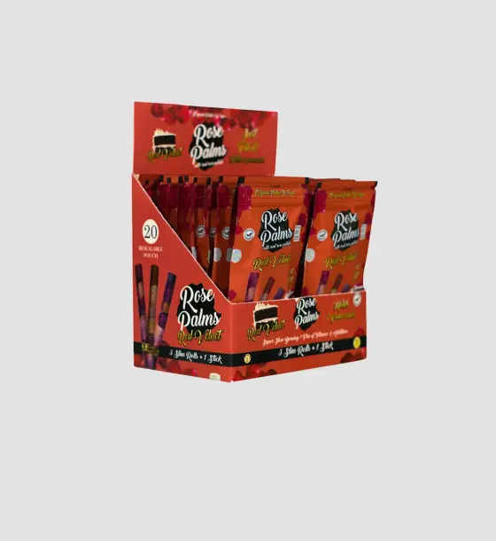 BOX ROSE PALMS SLIM RED VELVET CAKE