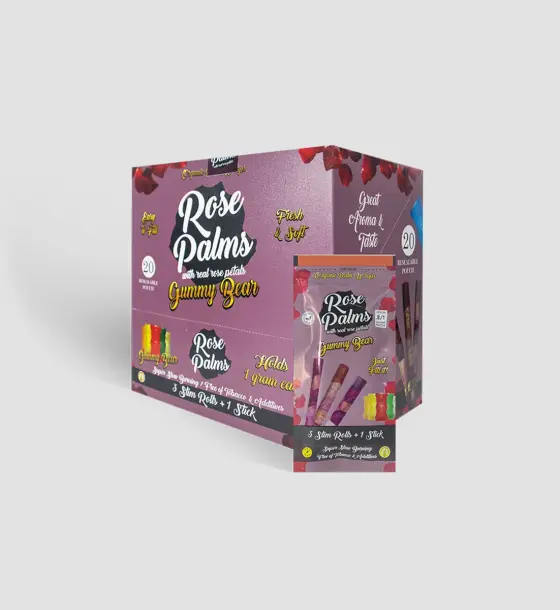 BOX ROSE PALMS SLIM GUMMY BEAR