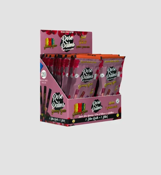 BOX ROSE PALMS SLIM GUMMY BEAR