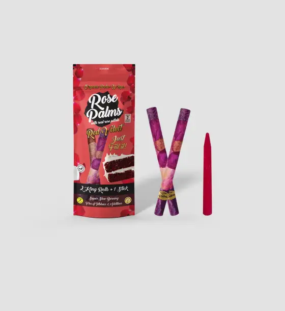 BOX ROSE PALMS KING RED VELVET CAKE