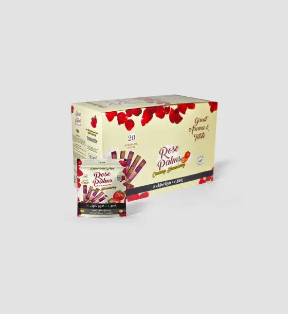 BOX ROSE PALMS MINI CREAMY STRAWBERRY