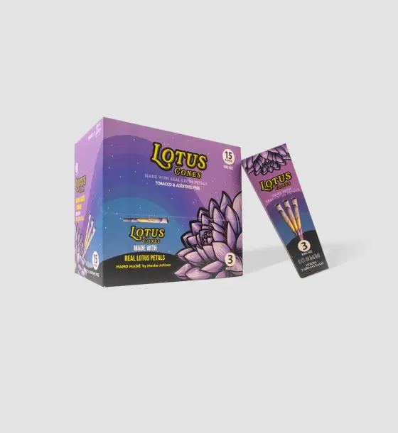 BOX LOTUS CONES