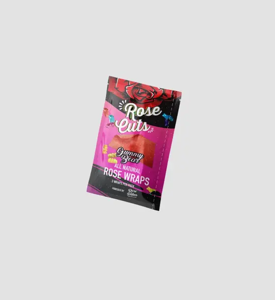 PINK ROSE CUTS GUMMY BEAR