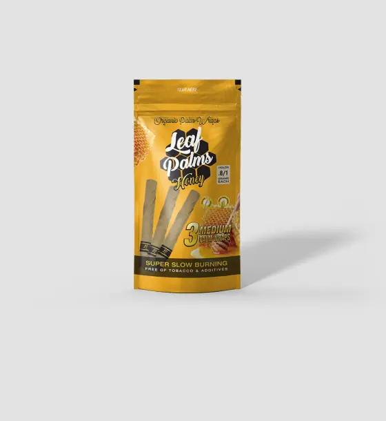 LEAF PALMS MEDIUM HONEY