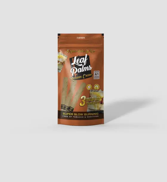 LEAF PALMS MEDIUM RUSSIAN CREAM