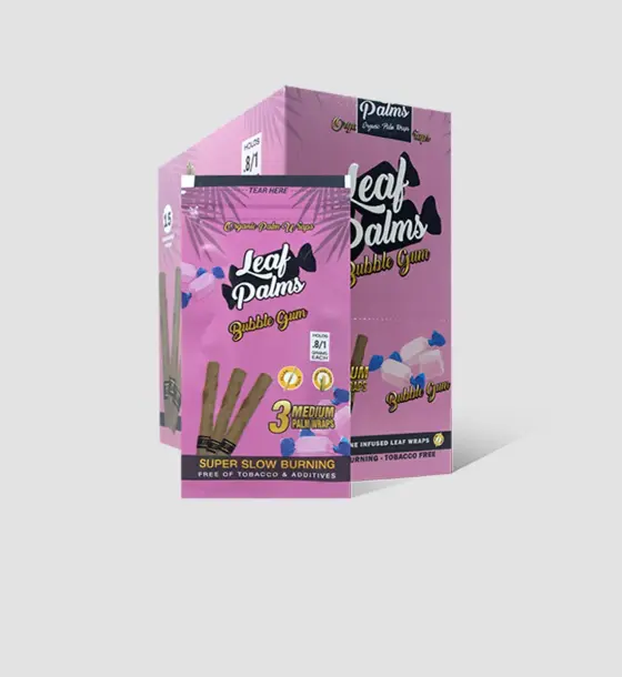 BOX LEAF PALMS MEDIUM BUBBLE GUM