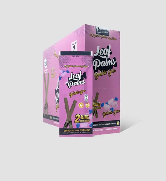 BOX LEAF PALMS KING BUBBLE GUM