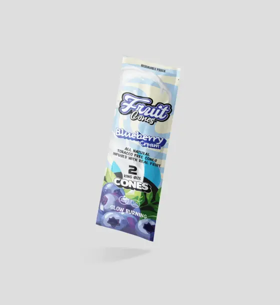 POUCH FRUIT CONES BLUEBERRY CREAM