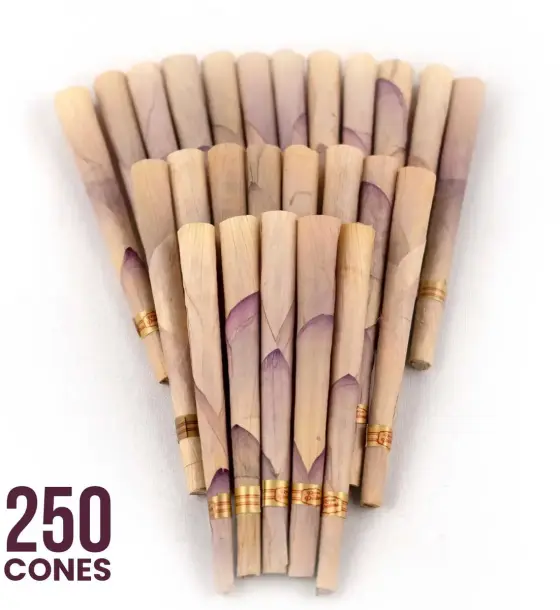 Real Lotus Blue Classic King Size 109mm Pre Rolled Cone Bulk - 250 cones