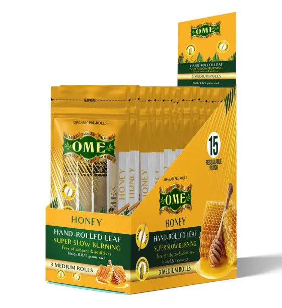 Box of  45 MEDIUM Wraps - Honey Flavor