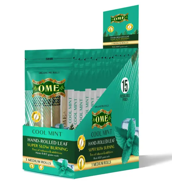Box of 45 MEDIUM Wraps - Cool Mint Flavor