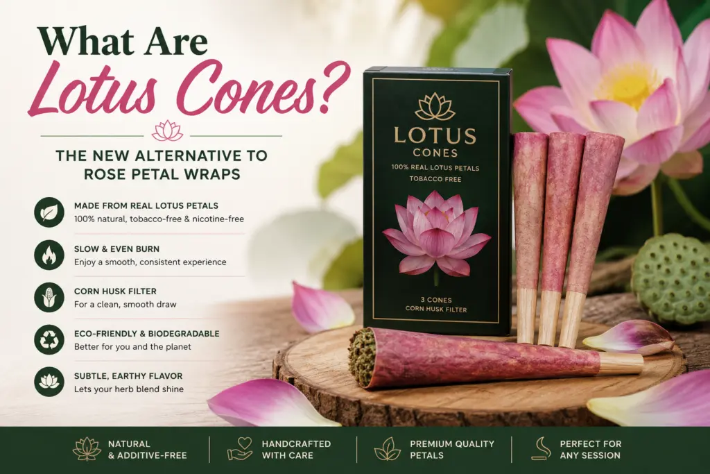 What Are Lotus Cones? The New Alternative to Rose Petal Wraps