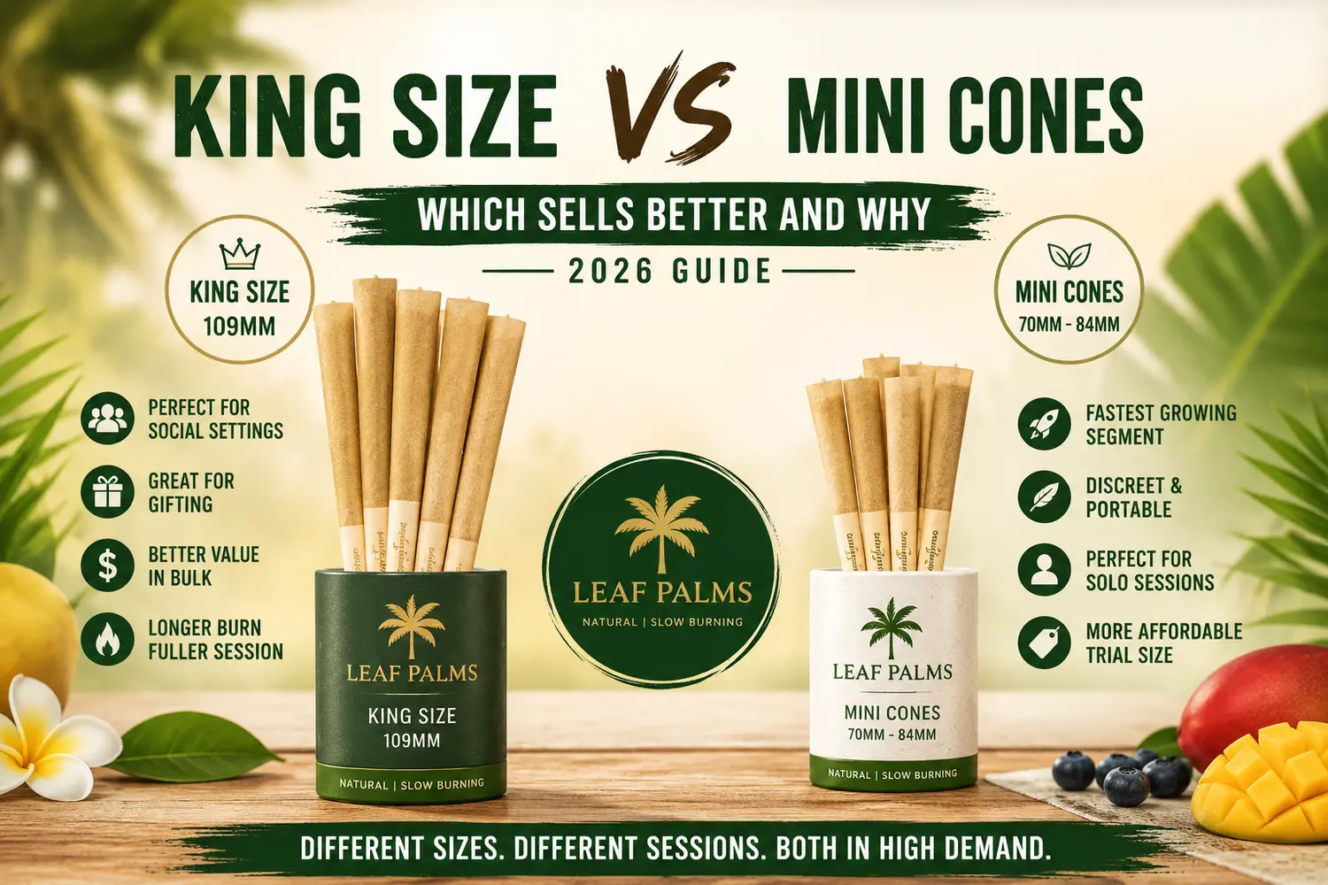 King Size vs Mini Cones: Which Sells Better and Why (2026 Guide)