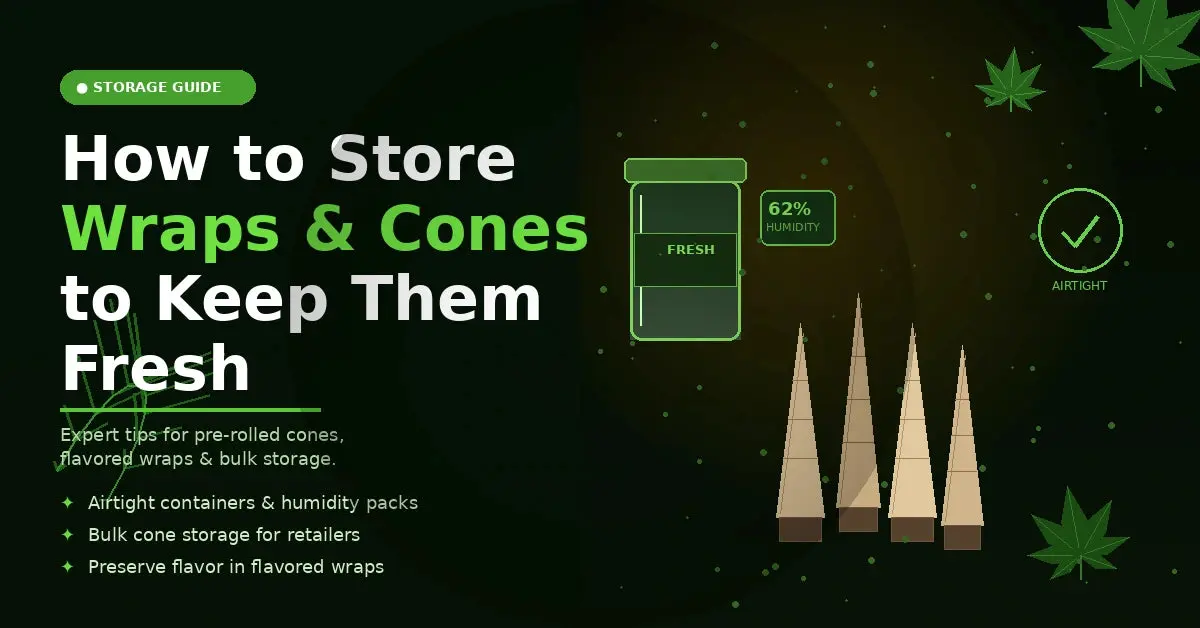 How to Store Wraps and Cones to Keep Them Fresh