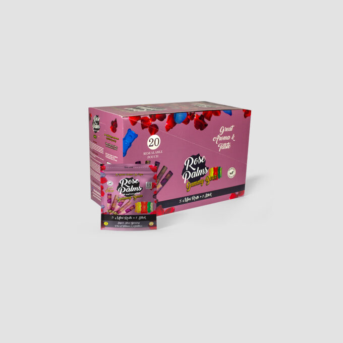 BOX ROSE PALMS MINI GUMMY BEAR