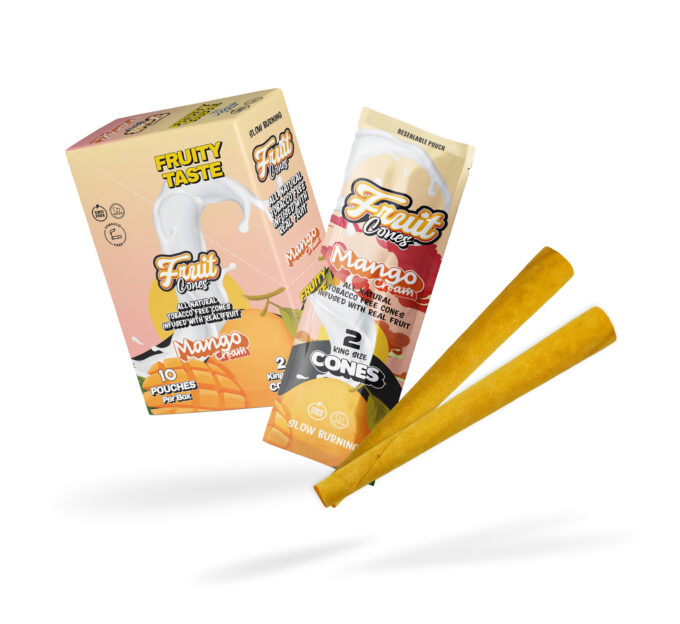 BOX MANGO CREAM FRUIT CONES