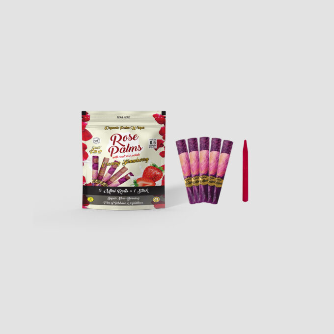 BOX ROSE PALMS MINI CREAMY STRAWBERRY