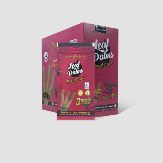 3 PACK LEAF PALMS BANANA TWIST SLIM SIZE