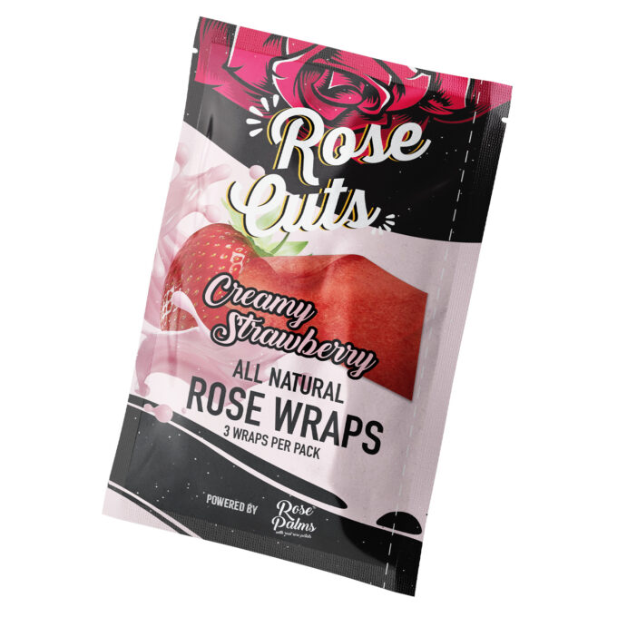 PINK CREAMY STRAWBEERY ROSECUT WRAPS – SINGLE POUCH