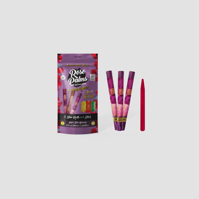 BOX ROSE PALMS SLIM GUMMY BEAR