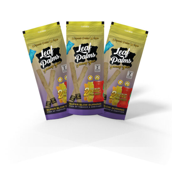 3 PACK LEAF PALMS STRAWBERRY KING SIZE