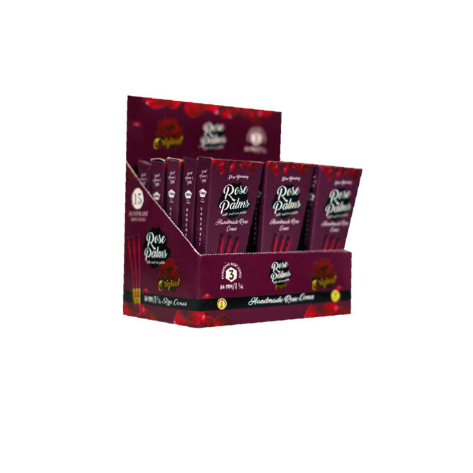 BOX OF 84mm ORIGINAL ROSE CONES