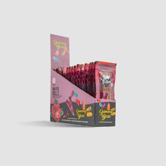 BOX OF MINI ROSE WRAP GUMMY BEAR