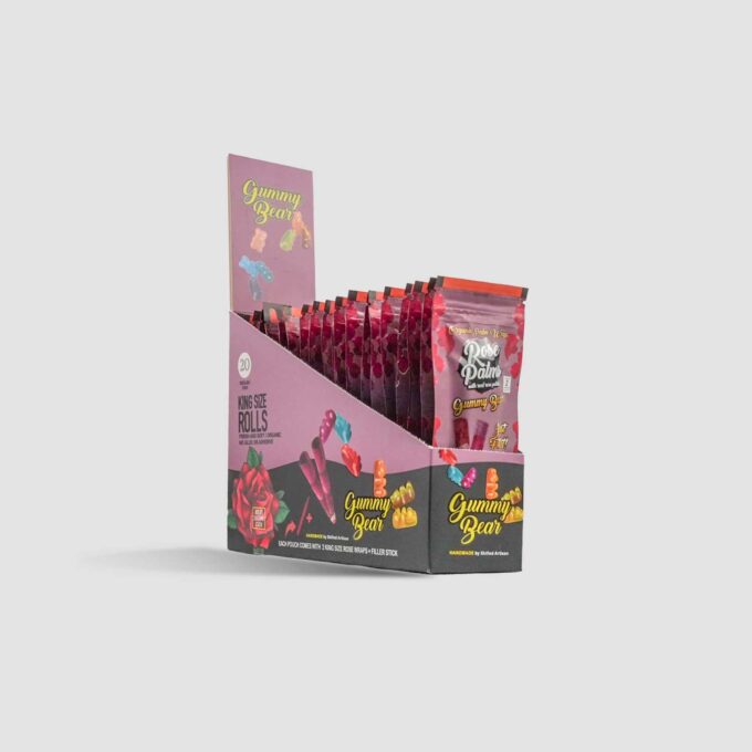 BOX ROSE PALMS KING GUMMY BEAR