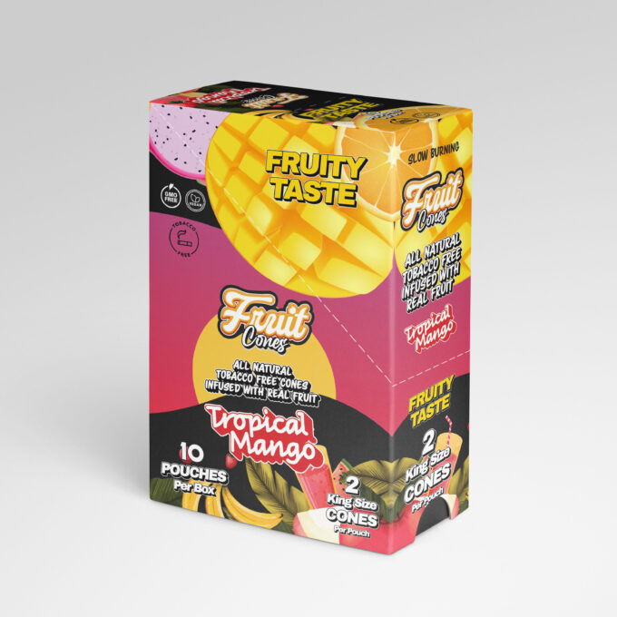 BOX TROPICAL MANGO FRUIT CONES