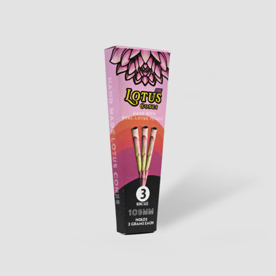 Real Lotus Blue Classic King Size 109mm Pre Rolled Cone Bulk – 25 cones