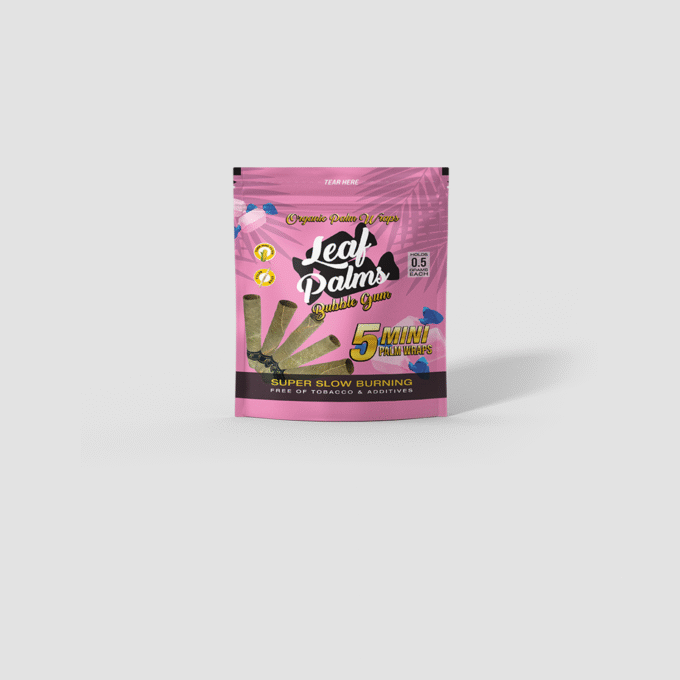 LEAF PALMS MINI BUBBLE GUM