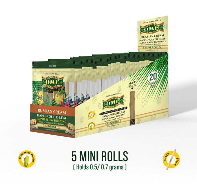 Russian Cream – 3 Pack Mini Wraps