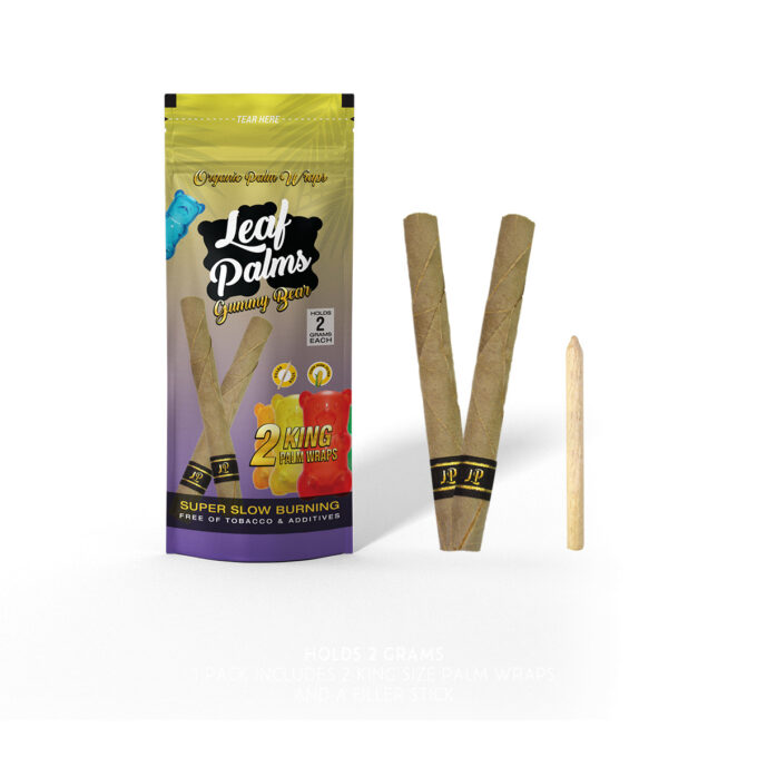 3 PACK LEAF PALMS GUMMY BEAR KING SIZE