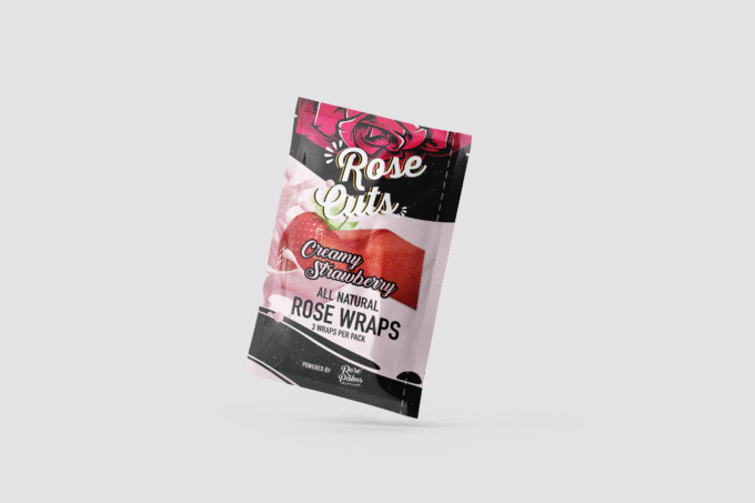 PINK CREAMY STRAWBEERY ROSECUT WRAPS – SINGLE POUCH