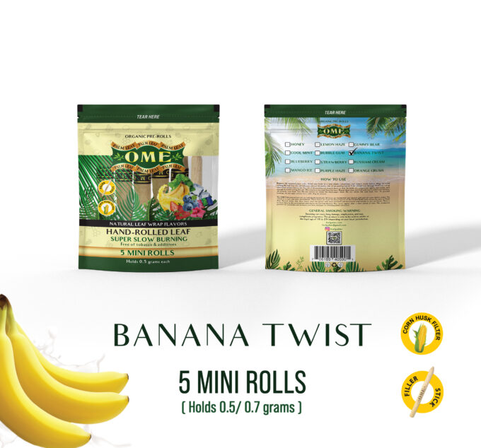 Banana Twist – 3 Pack Mini Wraps