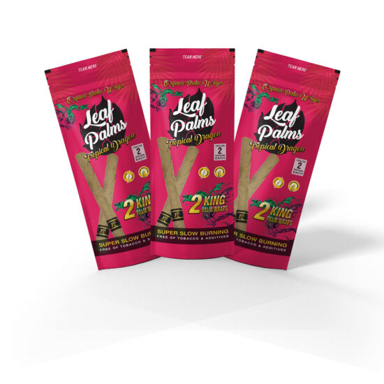 3 PACK LEAF PALMS HONEY SLIM SIZE