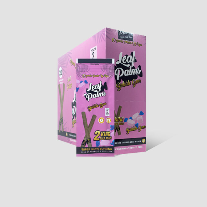 BOX LEAF PALMS KING BUBBLE GUM