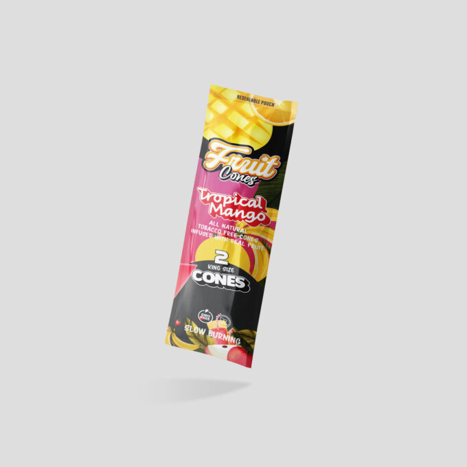 POUCH FRUIT CONES TROPICAL MANGO
