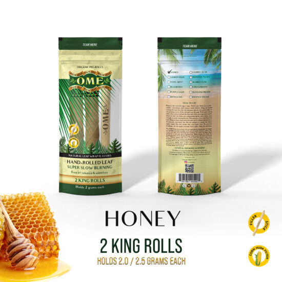 Box of  45 MEDIUM Wraps – Honey Flavor